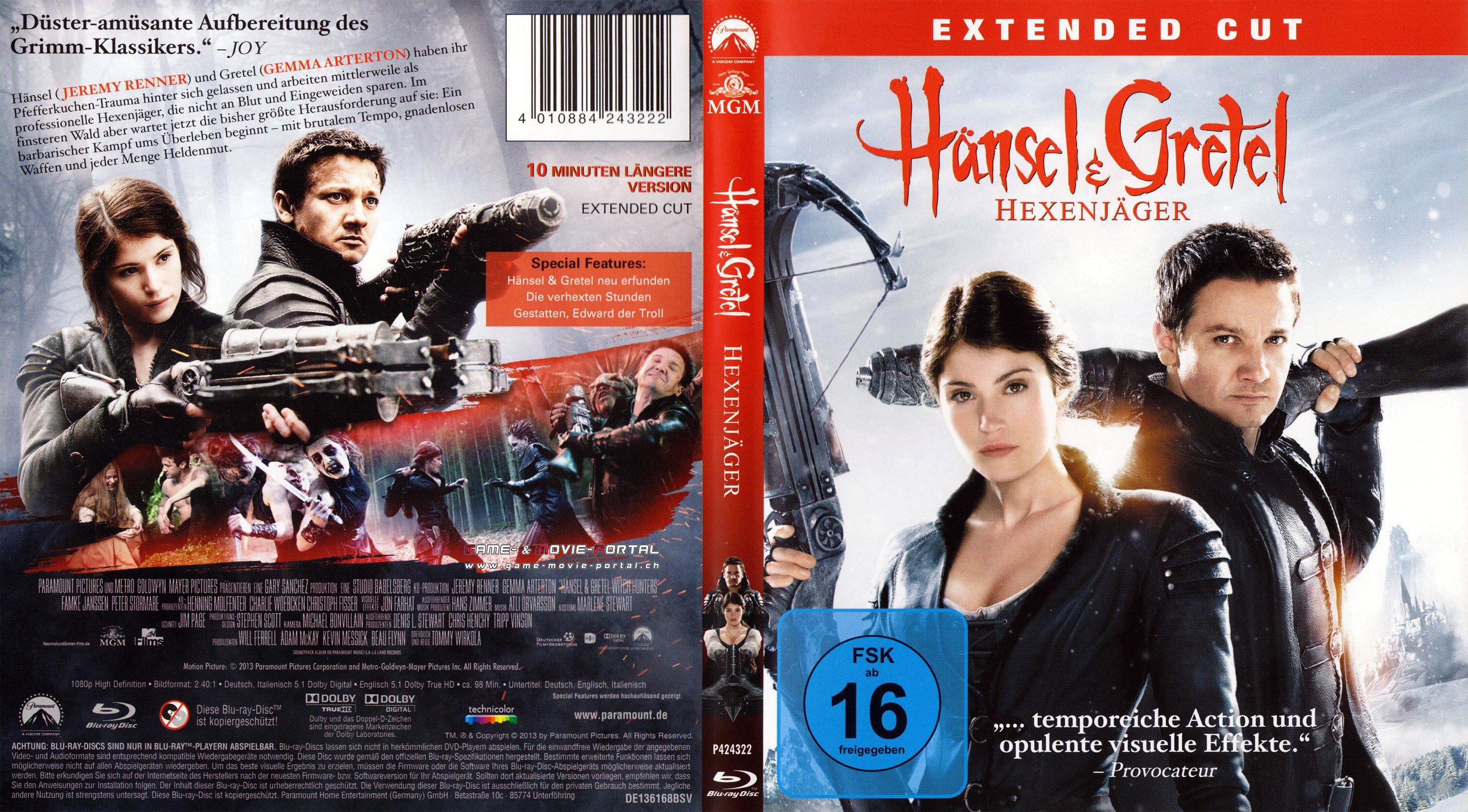 Haensel Und Gretel Hexenjager Extended Cut Blu Ray Covers Cover