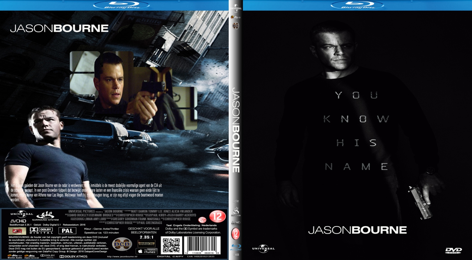 Jason Bourne Blu Ray Blu Ray Covers Cover Century Over