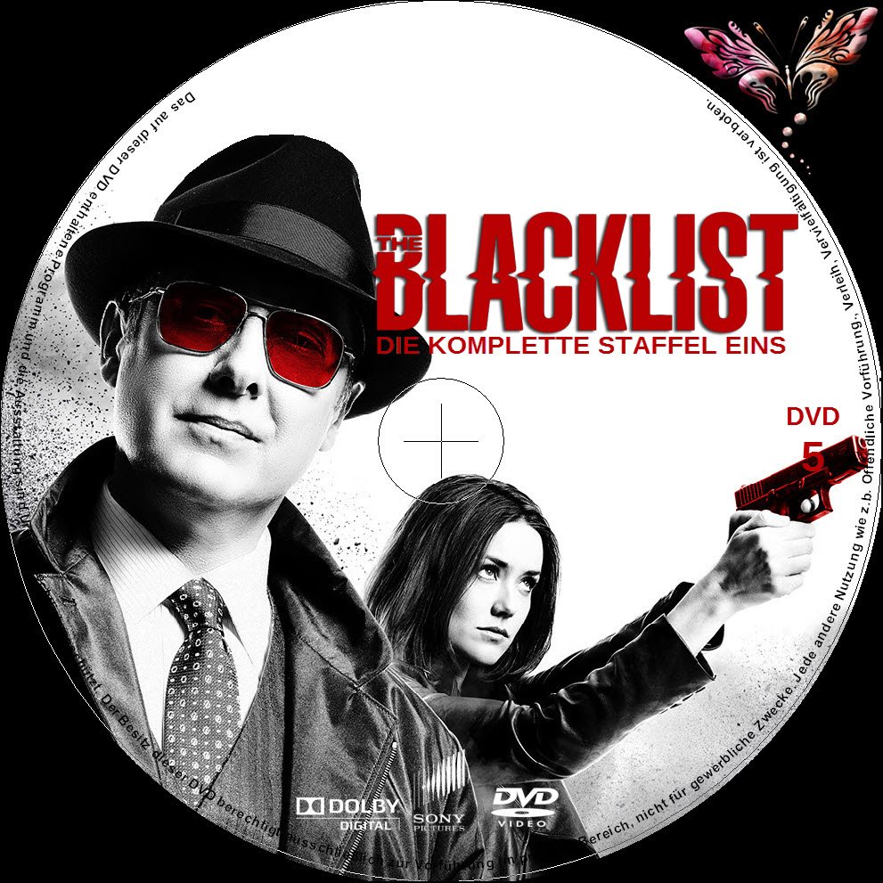 The Blacklist Staffel 1 5 DVD Covers Cover Century Over 1 000 000