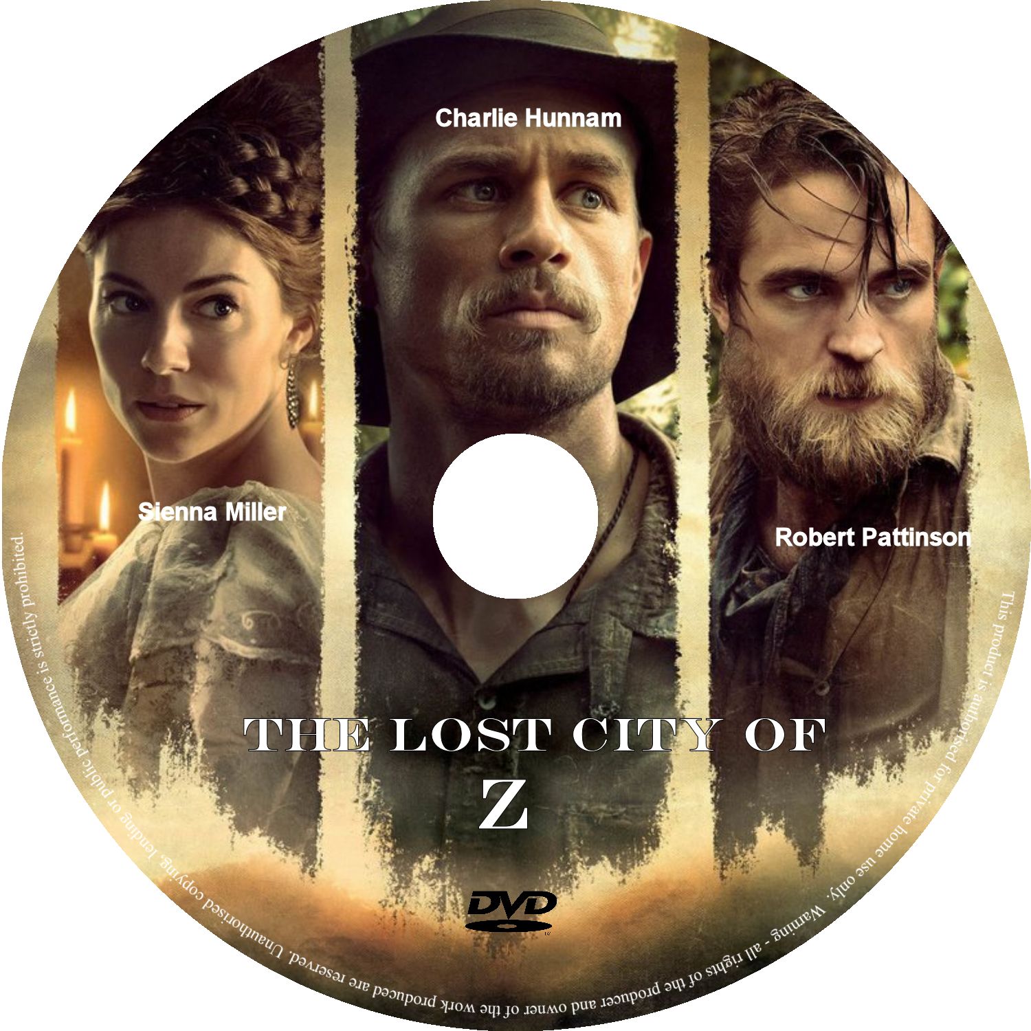 The Lost City Of Z R Cover Label Dvd Covers Cover Century