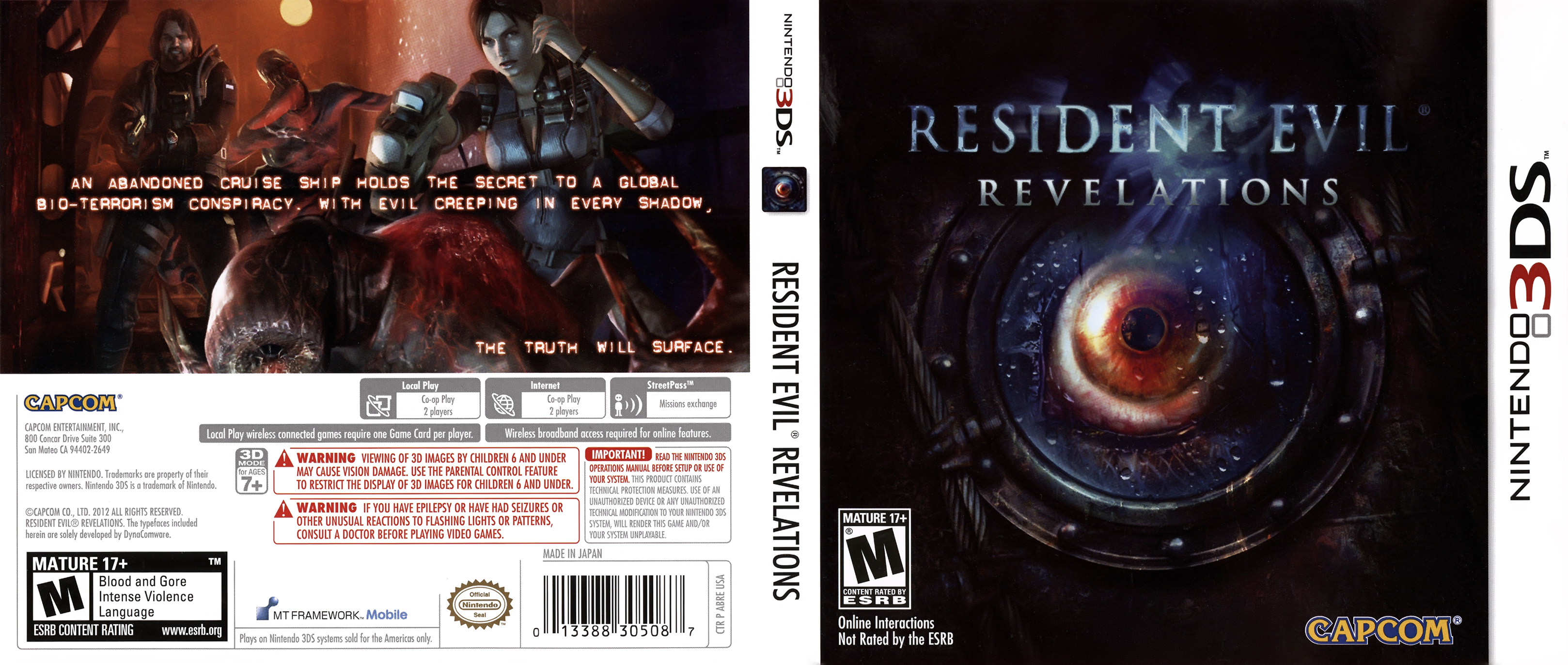 resident evil revelation 3ds