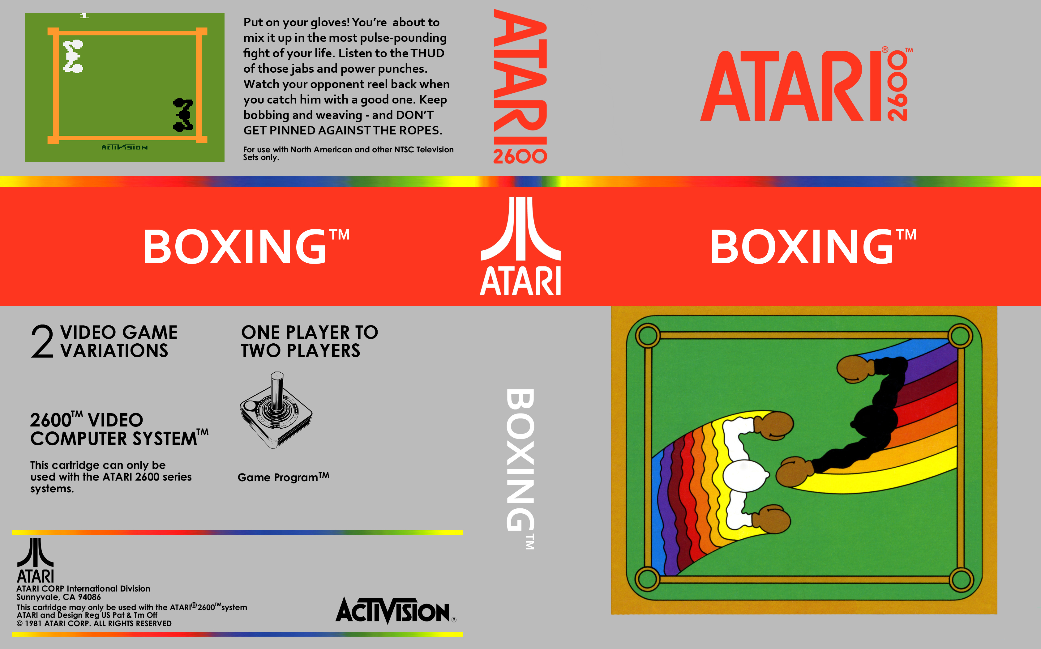 Boxing | Atari 2600 Covers | Cover Century | Over 1.000.000 Album Art ...