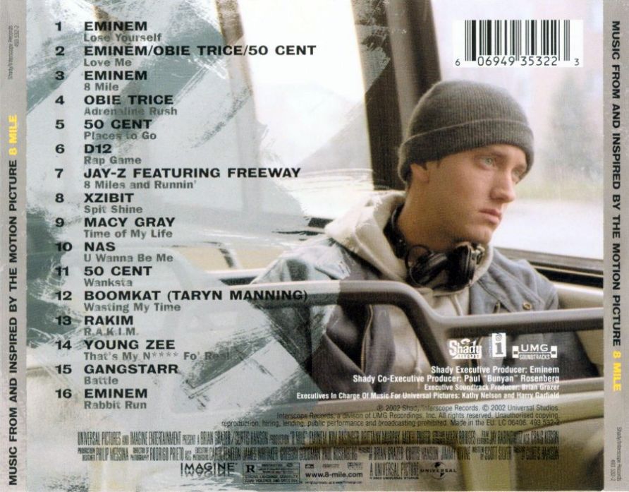 8 Mile Soundtrack B Cd Covers Cover Century Over 500 000