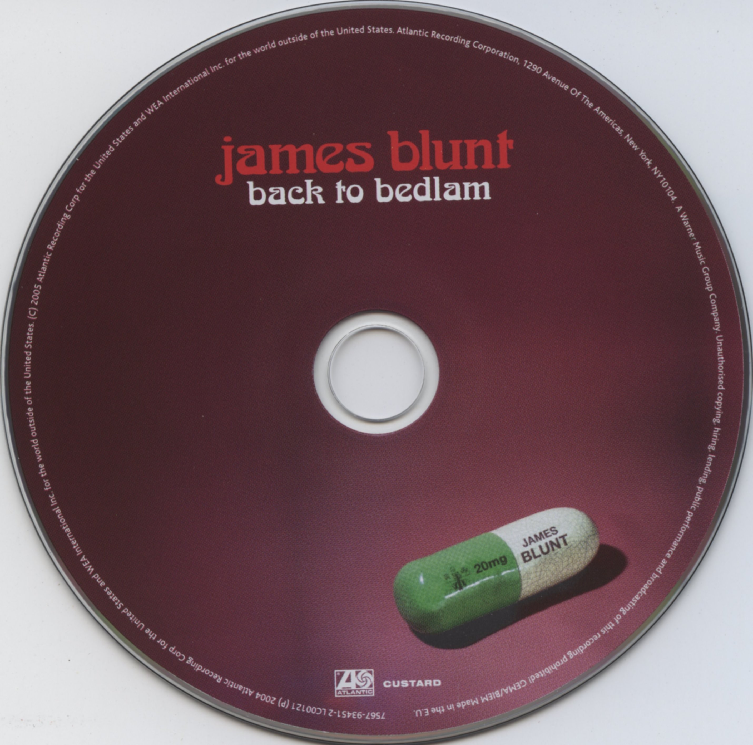 james blunt- back to bedlam