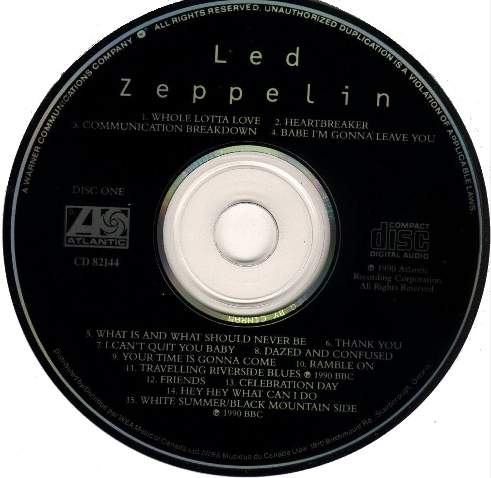 led zeppelin 4 cd box set