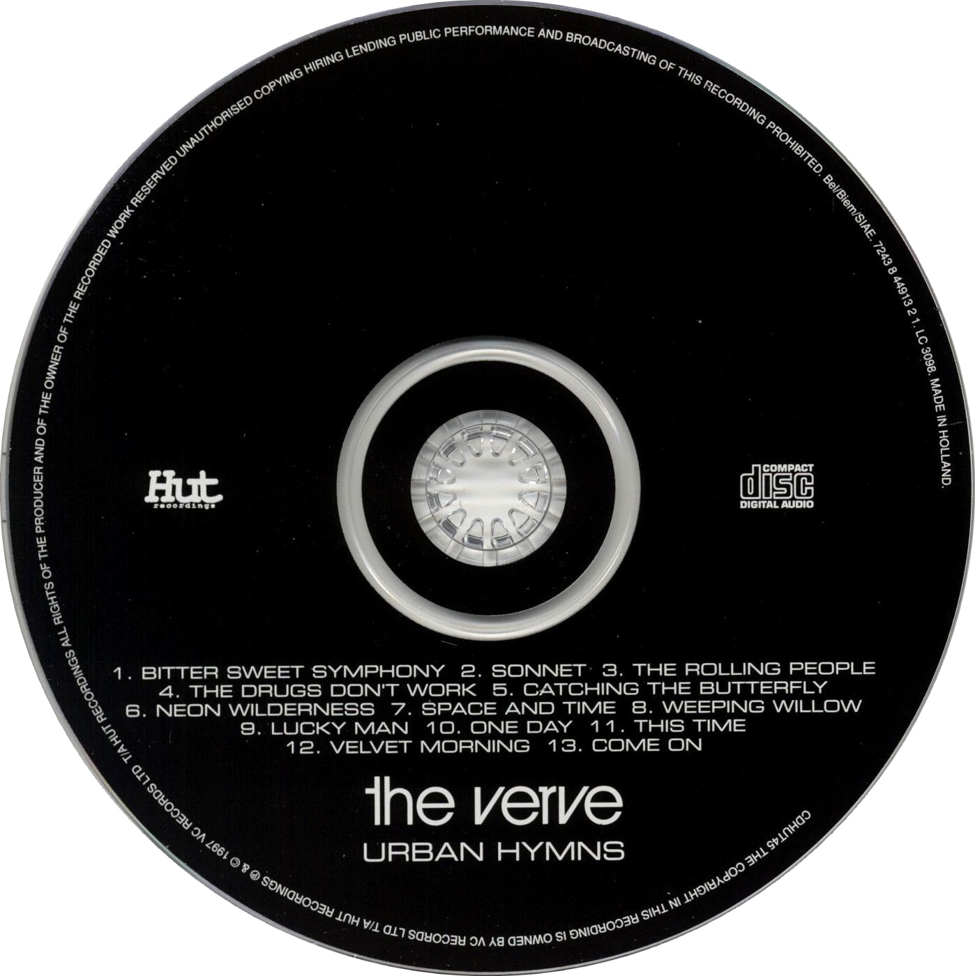 The Verve Urban Hymns cd | CD Covers | Cover Century | Over 1.000.000 ...