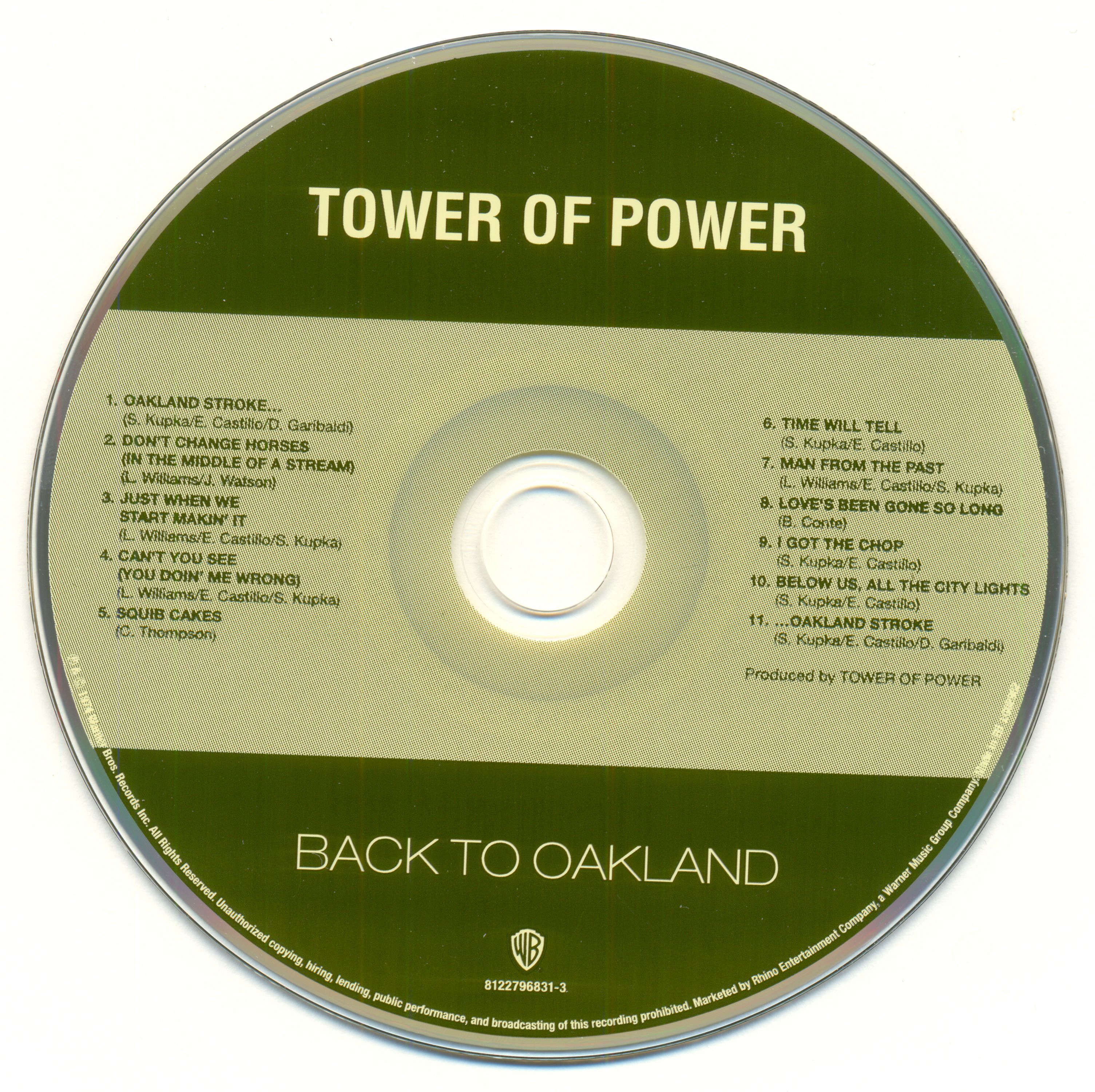 Tower Of Power Original Album Series Back To Oakland cd | CD Covers ...