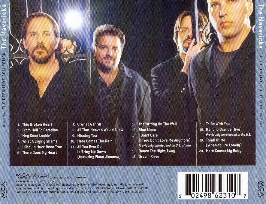 The Mavericks The Definitive Collection B | CD Covers | Cover Century ...