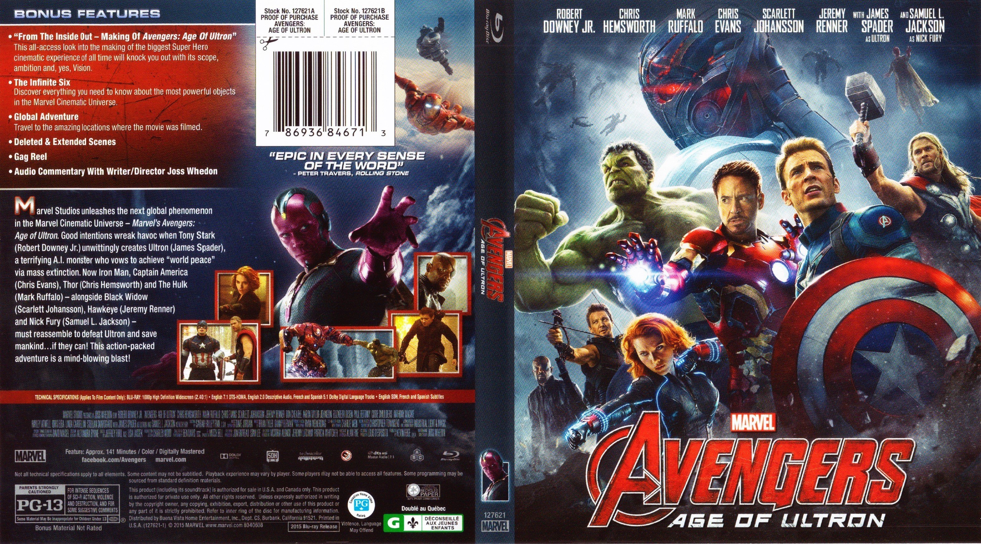 Avengers Age of Ultron | Blu-Ray Covers | Cover Century | Over 1.000. ...