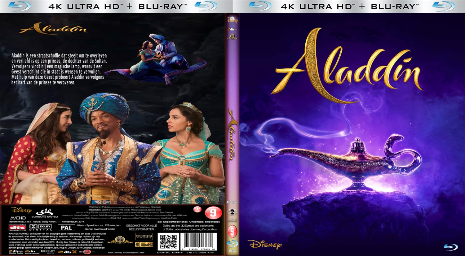 Aladdin (2019) Blu Ray | Blu-Ray Covers | Cover Century | Over 1.000. ...