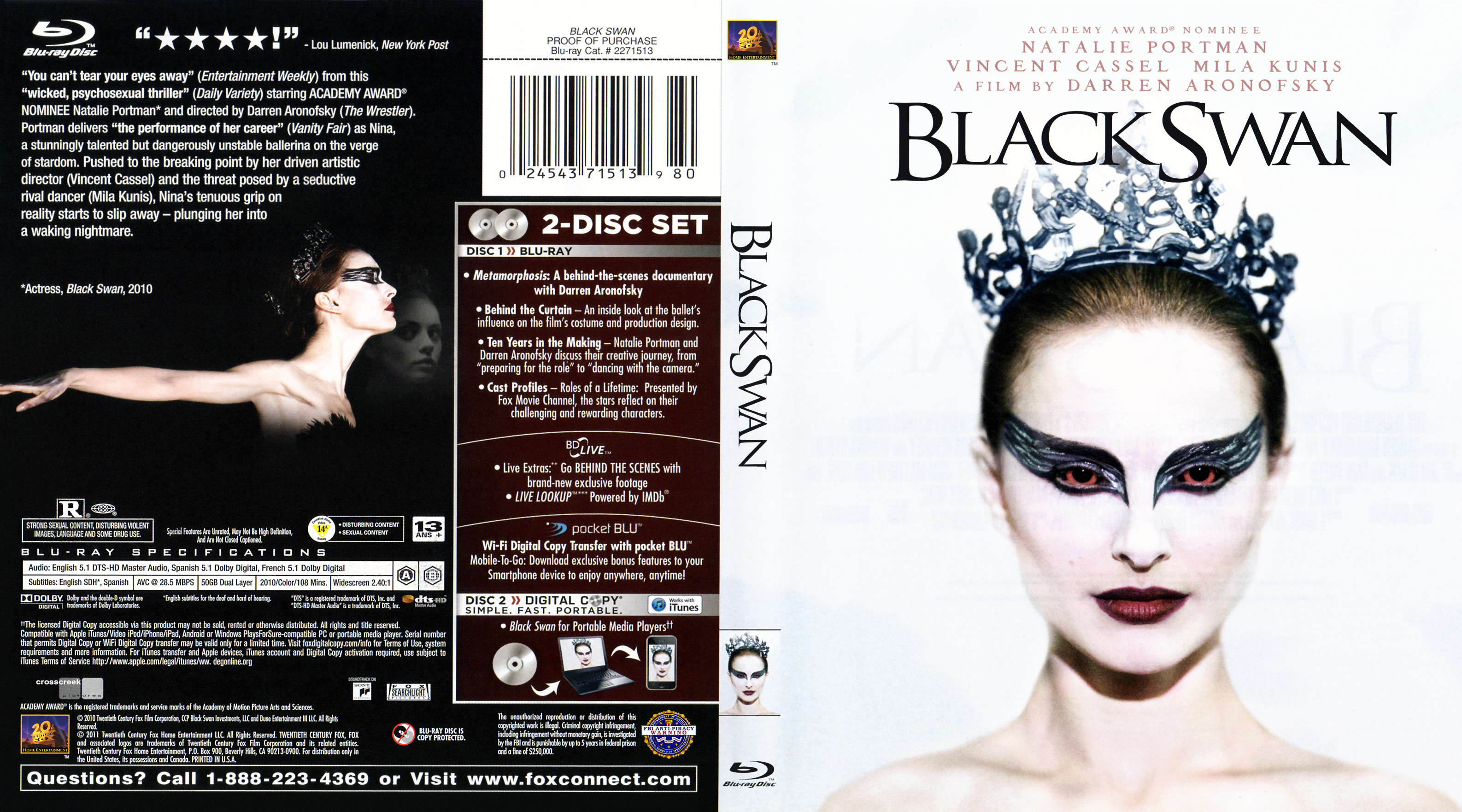 lindre Typisk kvarter Black Swan | Blu-Ray Covers | Cover Century | Over 1.000.000 Album Art  covers for free