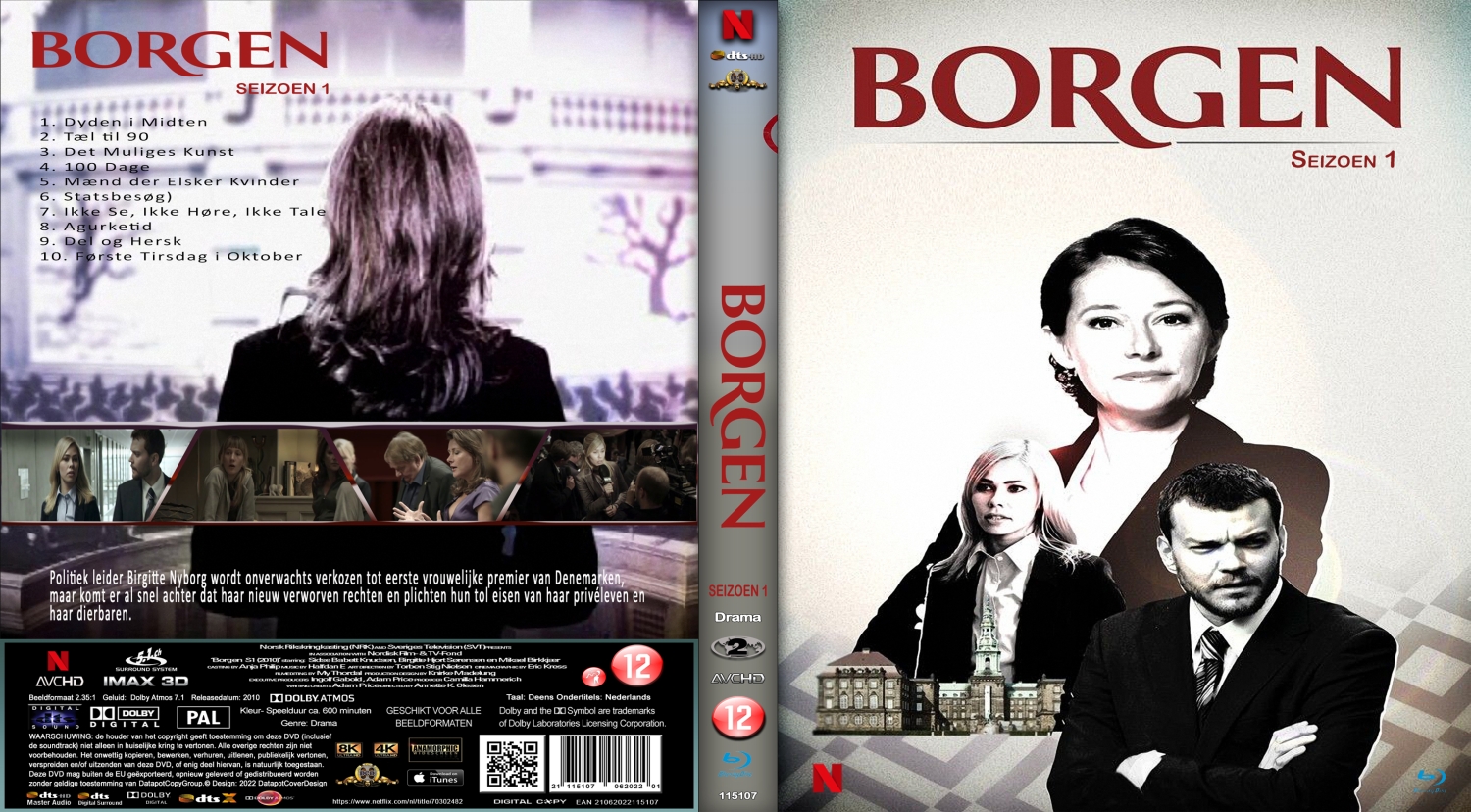 Borgen S1 (2010) Blu Ray | Blu-Ray Covers | Cover Century | Over 1.000. ...