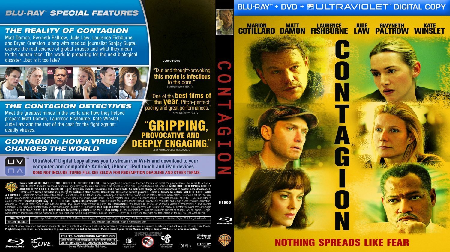 Contagion Bluray | Blu-Ray Covers | Cover Century | Over 1.000.000 ...