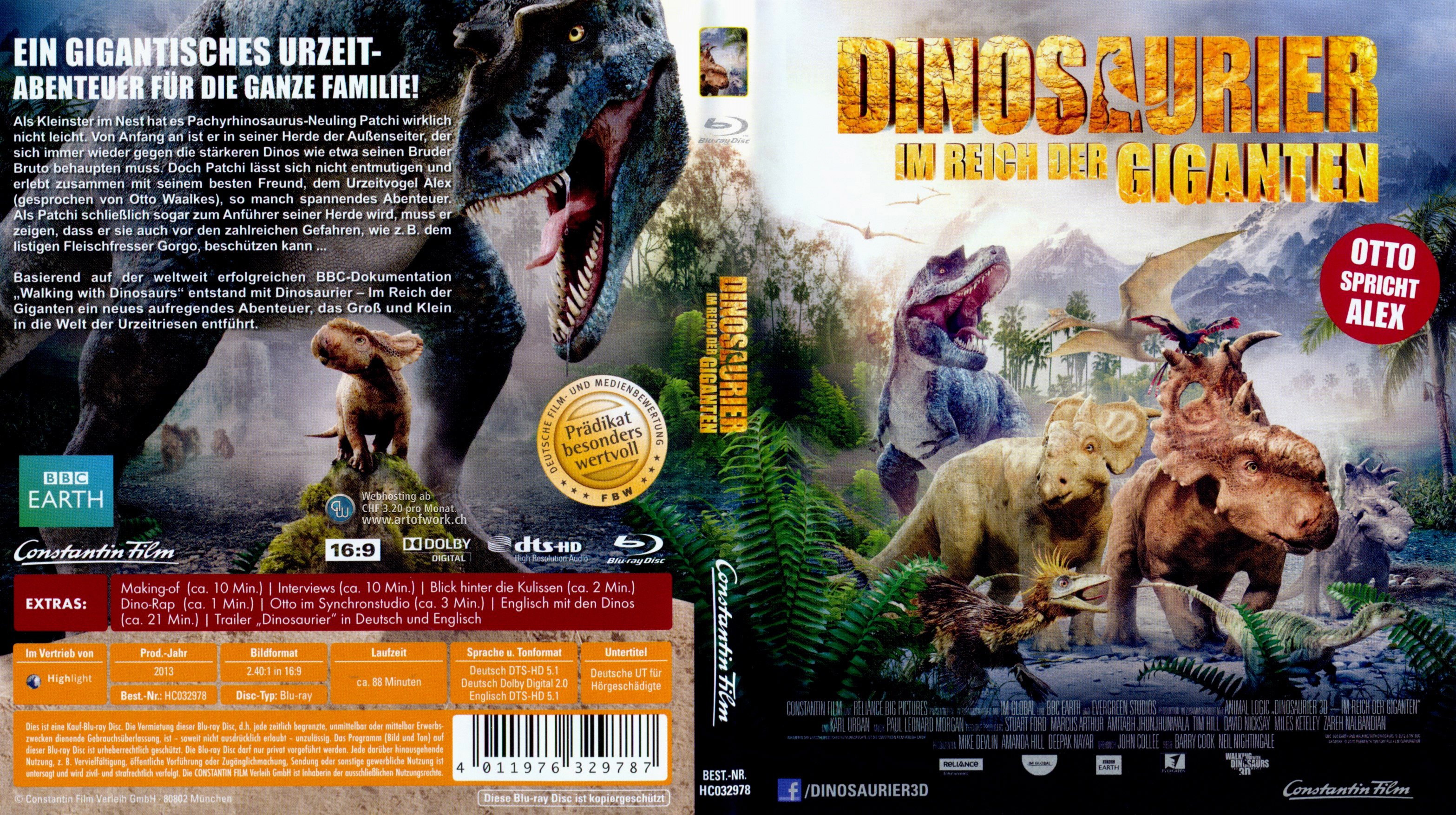 Dinosaurier im Reich der Giganten | Blu-Ray Covers | Cover Century ...