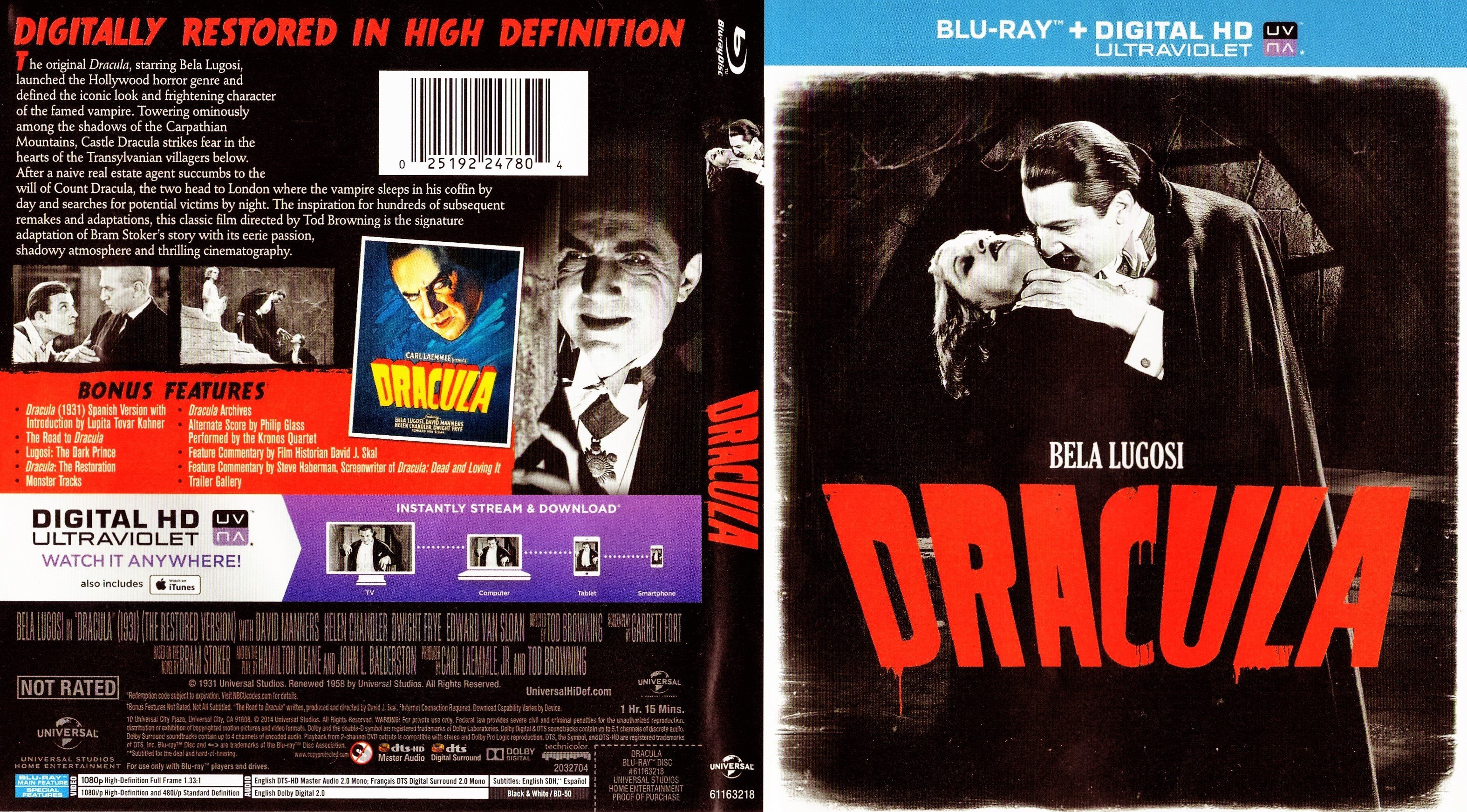 Dracula 1931 R1 | Blu-Ray Covers | Cover Century | Over 1.000.000 Album ...