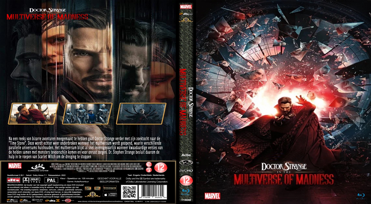 Доктор стрэндж в мультивселенной безумия русский. Doctor Strange in the Multiverse of Madness 2022 Blu ray. Доктор Стрэндж в мультивселенной безумия обложка. Doctor Strange in the Multiverse of Madness 2022 Cover BLURAY. Doctor Strange in the Multiverse of Madness 2022 Cover диск накатка.