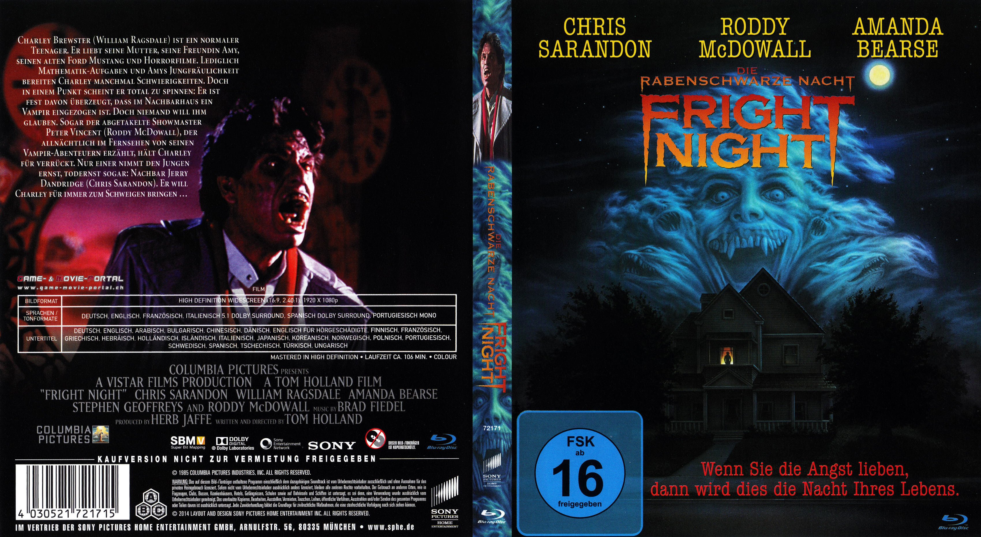 Fright Night | Blu-Ray Covers | Cover Century | Over 1.000.000 Album ...