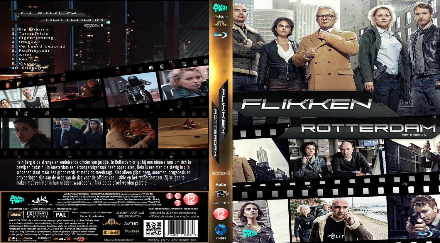 Flikken Rotterdam S5 (2021) Blu Ray | Blu-Ray Covers | Cover Century ...