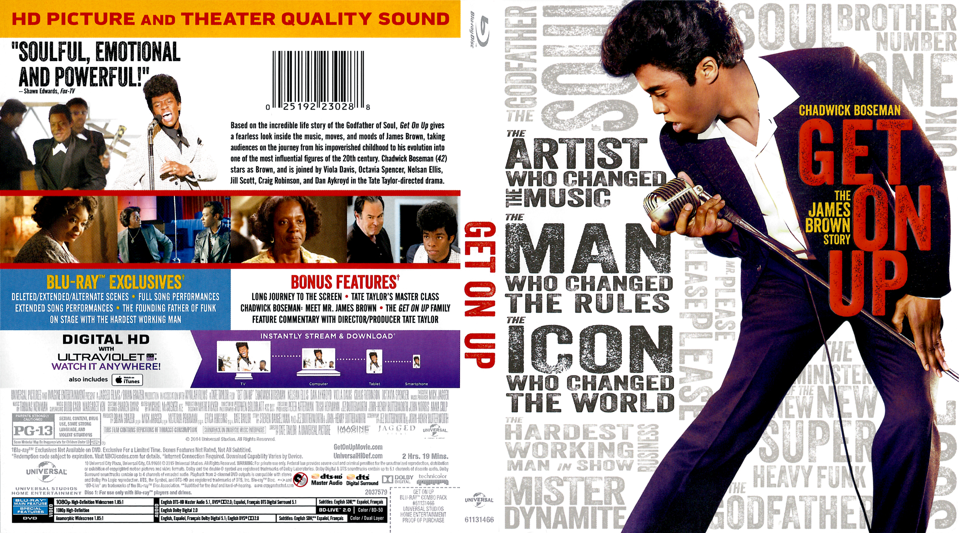 Get On Up Bluray Cover 2014 Blu Ray Covers Cover Century Over 500 000 Album Art Covers For Free