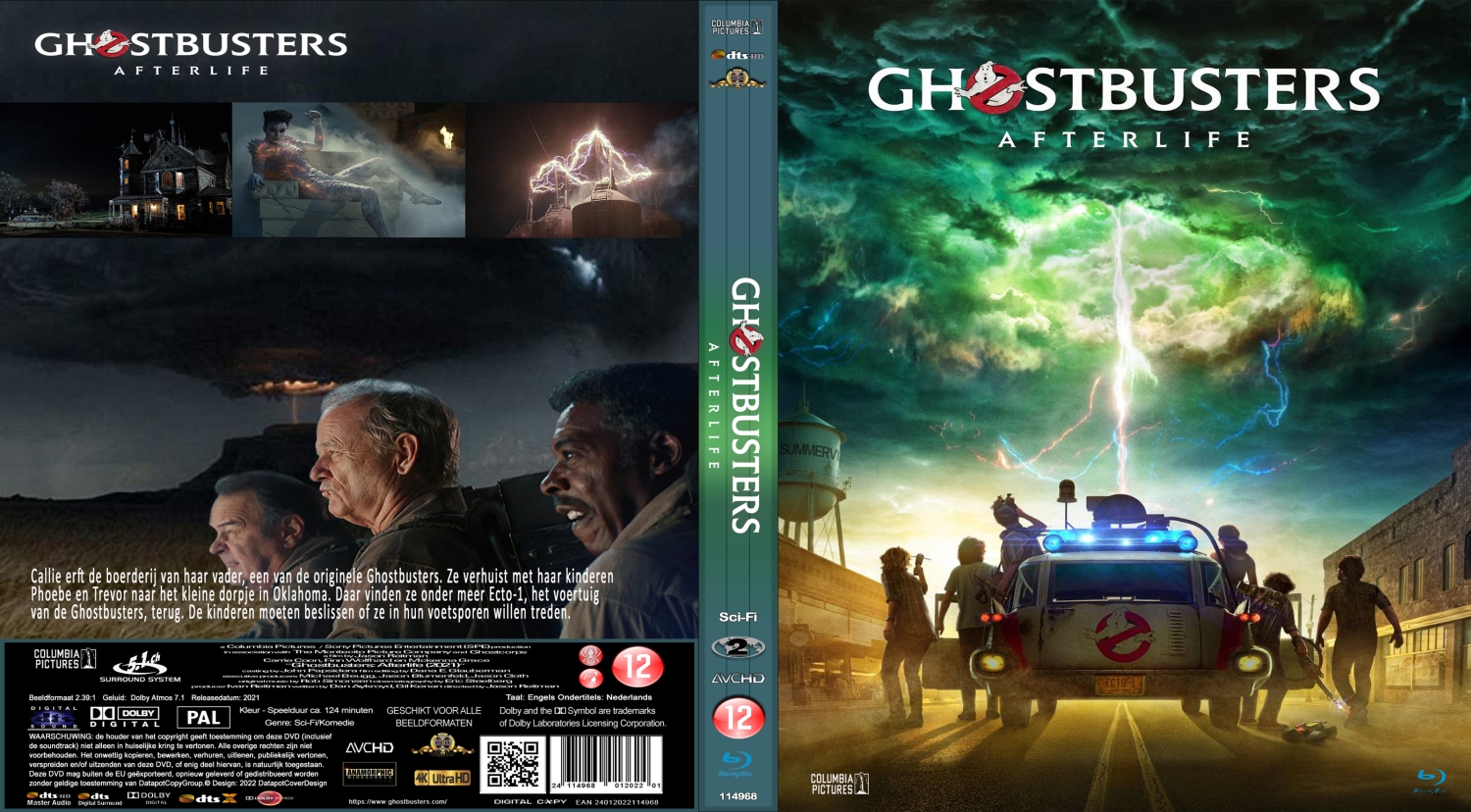 Ghostbusters Afterlife (2021) Blu Ray | Blu-Ray Covers | Cover Century ...