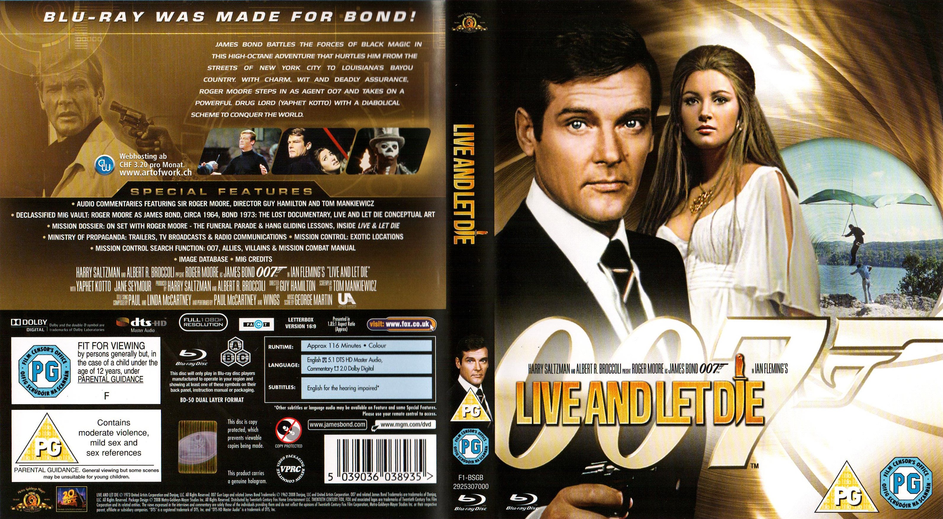 James Bond 007 Leben und Sterben Lassen Live and Let Die | Blu-Ray ...