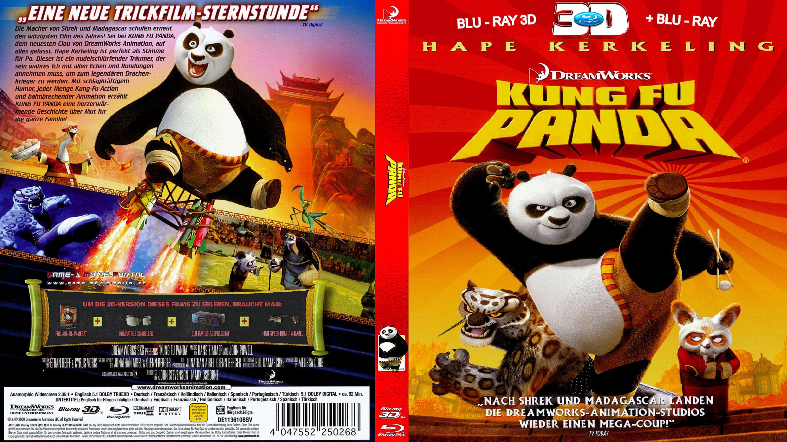 Kung Fu Panda 3D | Blu-Ray Covers | Cover Century | Over 1.000.000 ...