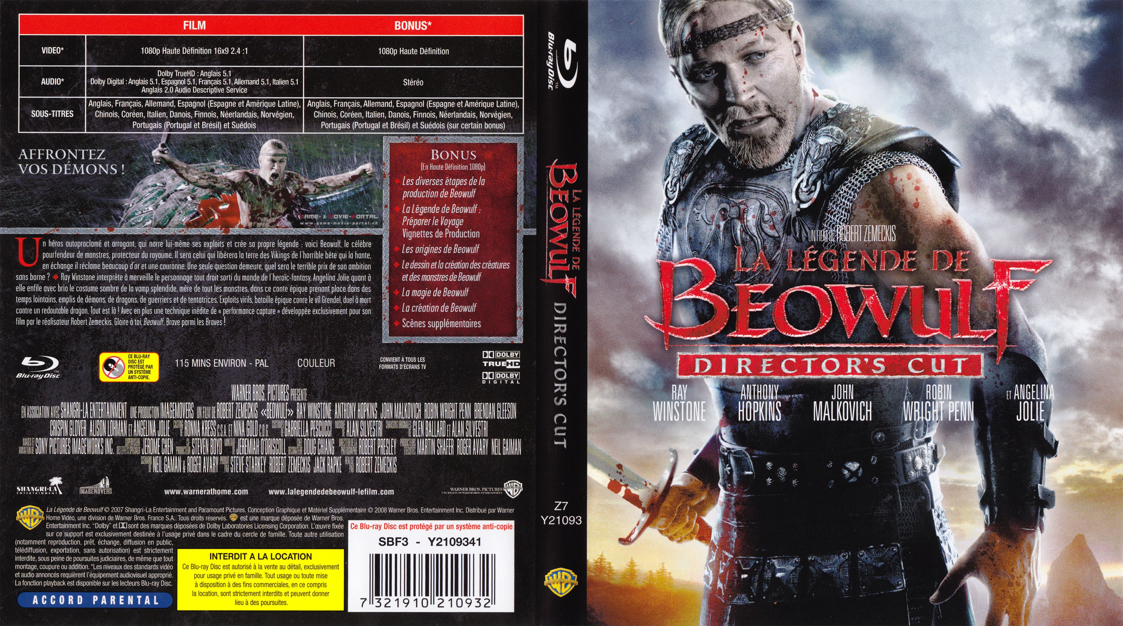 La Legende De Beowulf Blu Ray Covers Cover Century Over 1000000 Album Art Covers For Free 