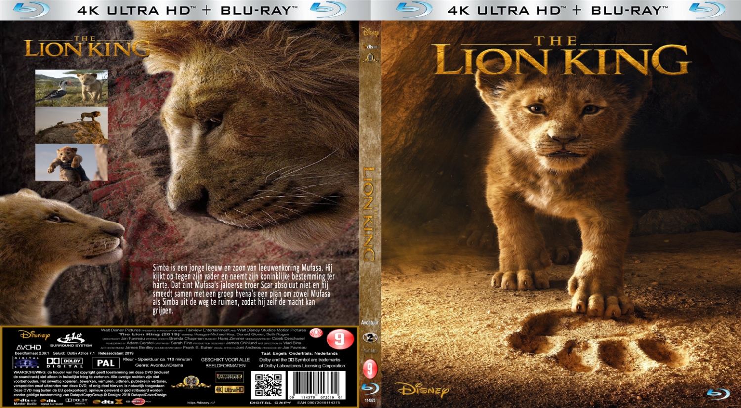 lion king (2019) Blu Ray | Blu-Ray Covers | Cover Century | Over 1.000. ...