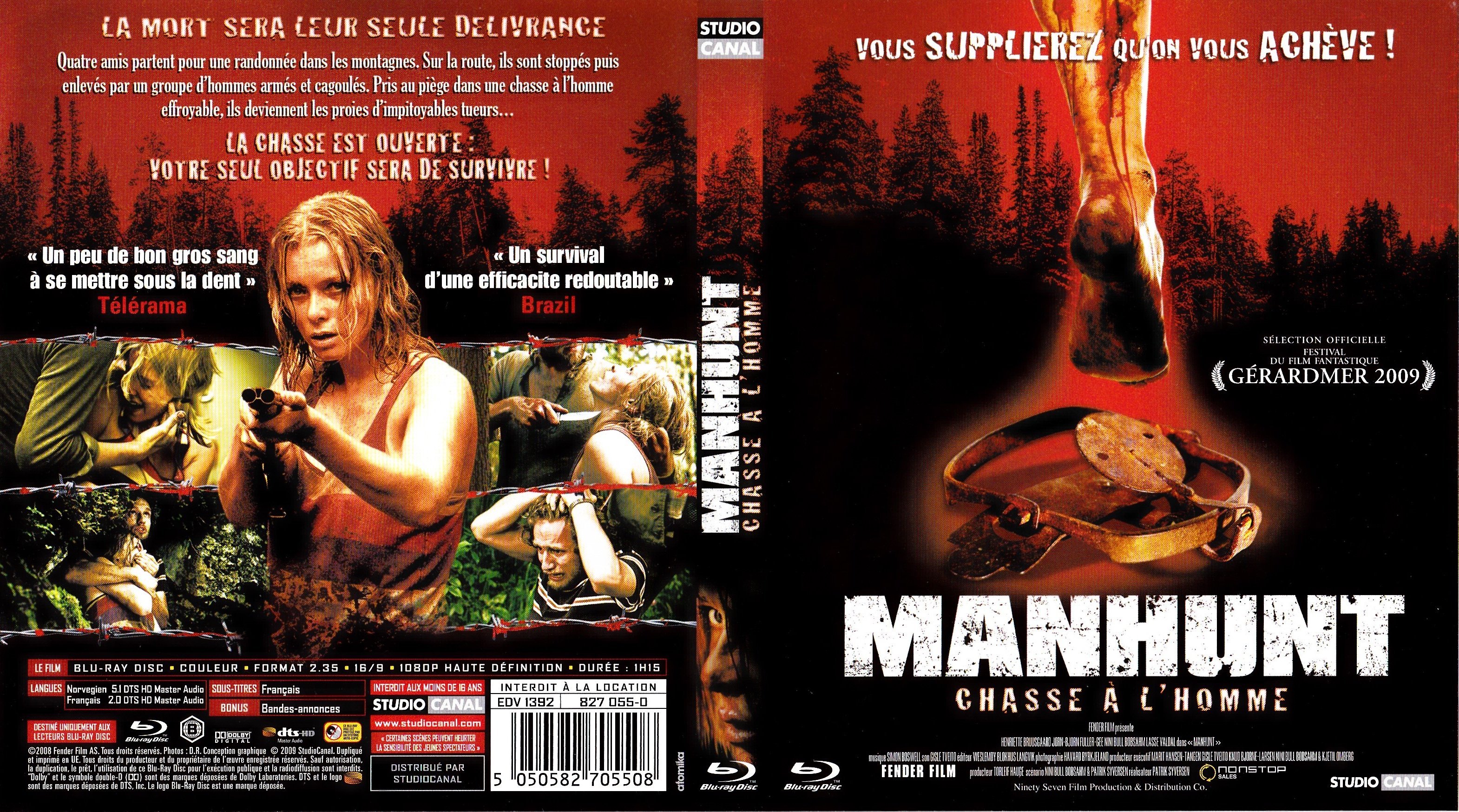 Manhunt 2008 R2 French Label 1 | Blu-Ray Covers | Cover Century | Over ...