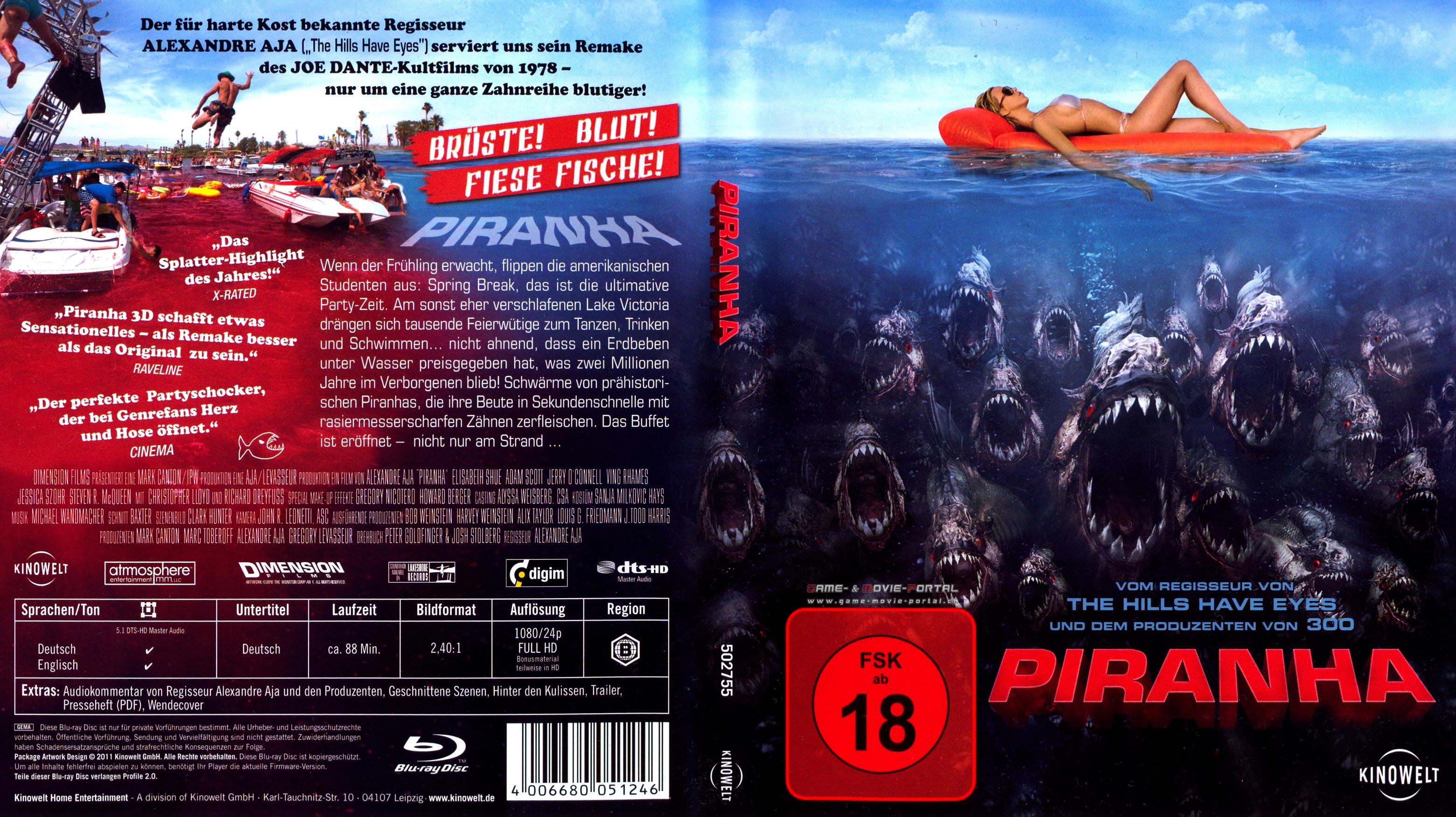 Piranha 3D | Blu-Ray Covers | Cover Century | Over 1.000.000 Album Art