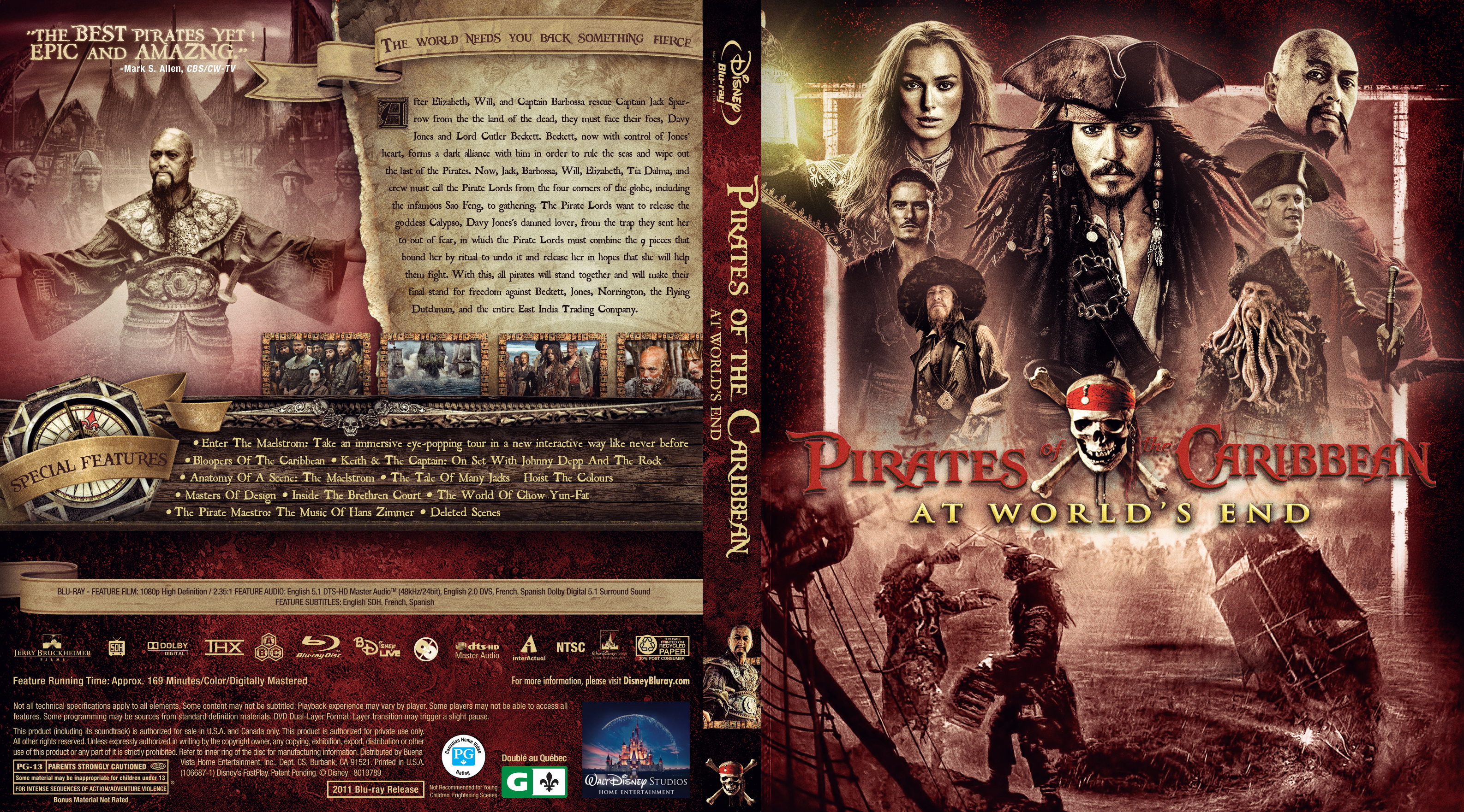 Pirates <b>of</b> <b>the</b> Caribbean At <b>World</b> s <b>End</b> Bluray Cover.jpg.