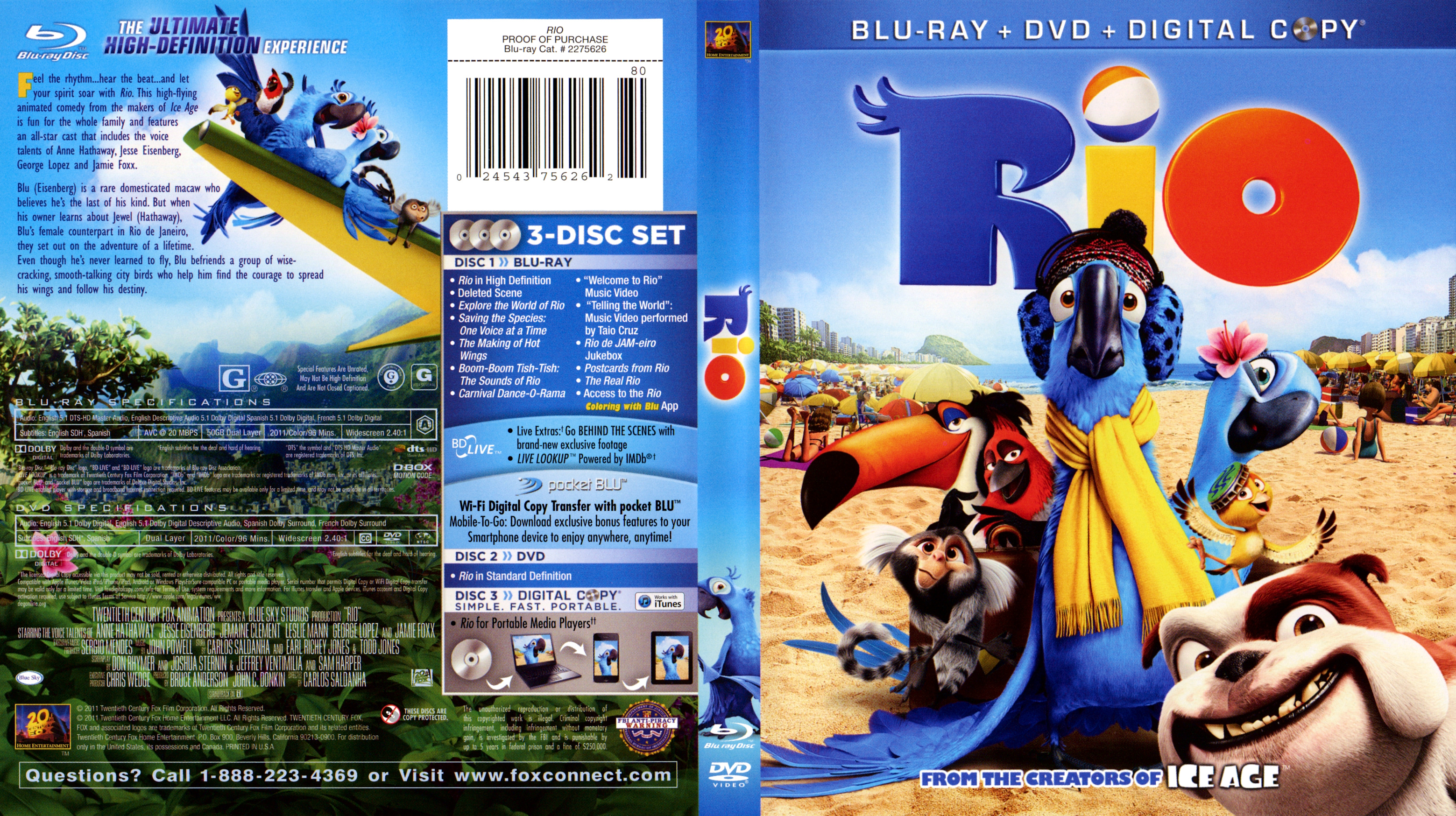 Rio Blu Ray Blu Ray Covers Cover Century Over 500 000 Album Art Covers For Free