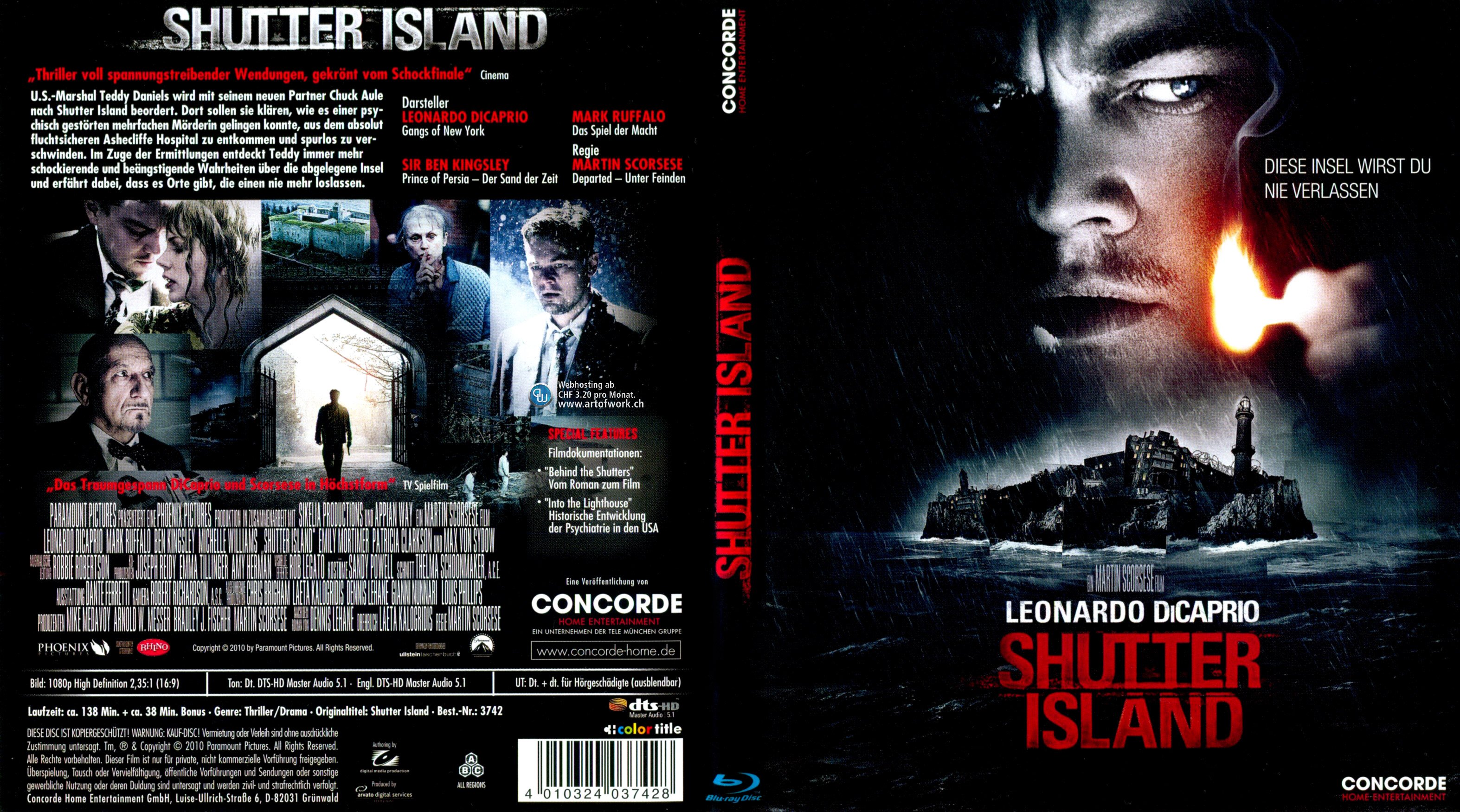 Shutter Island | Blu-Ray Covers | Cover Century | Over 1.000.000 Album ...