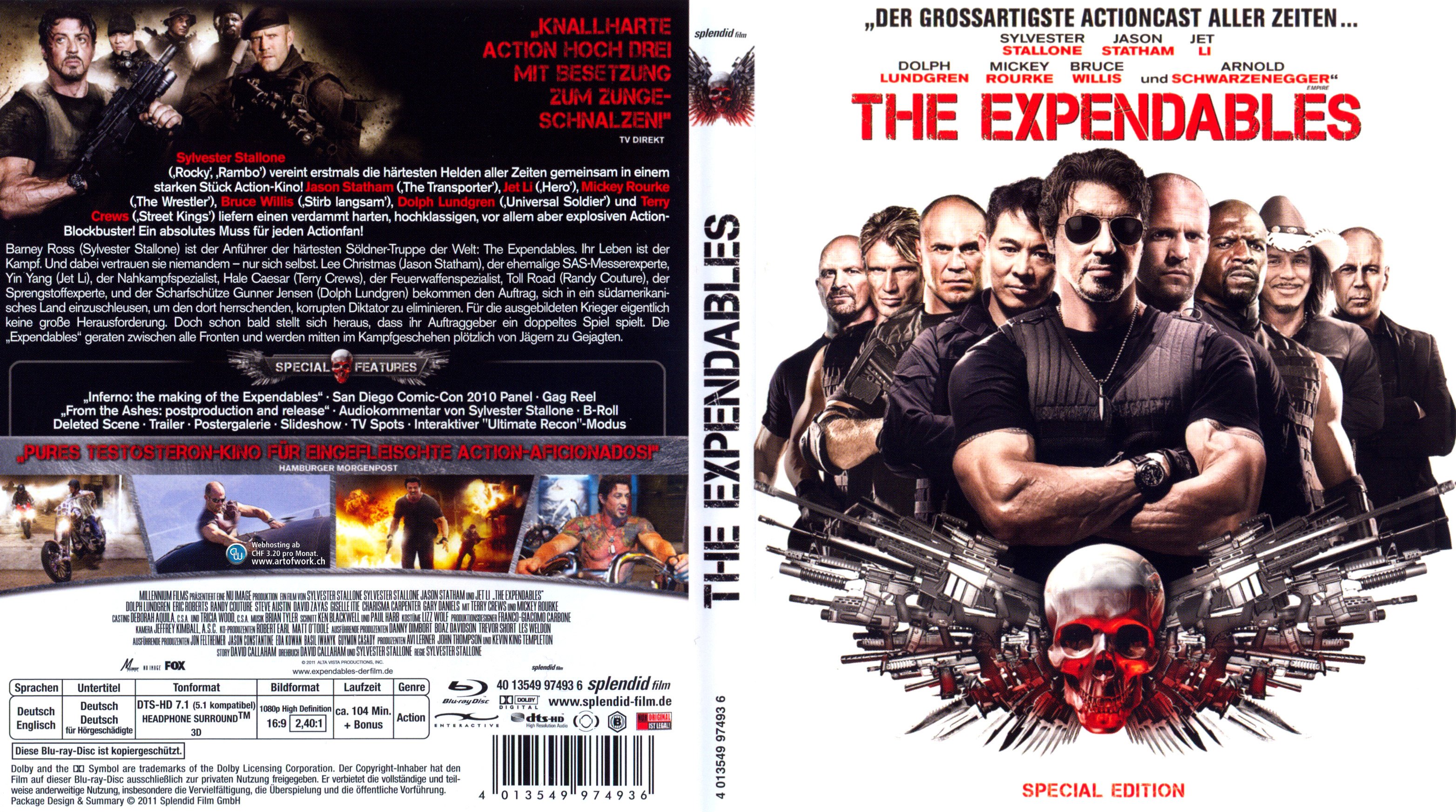 The Expendables Special Edition | Blu-Ray Covers | Cover Century | Over ...