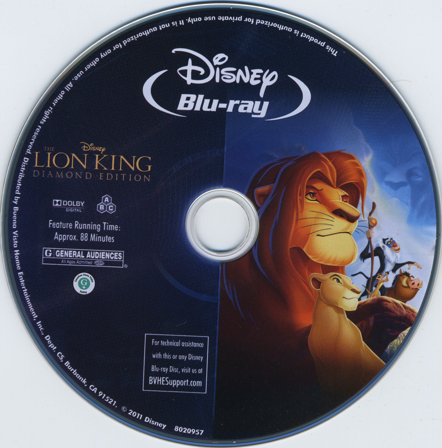 The Lion King 1994 Labels | Blu-Ray Covers | Cover Century | Over 1.000 ...