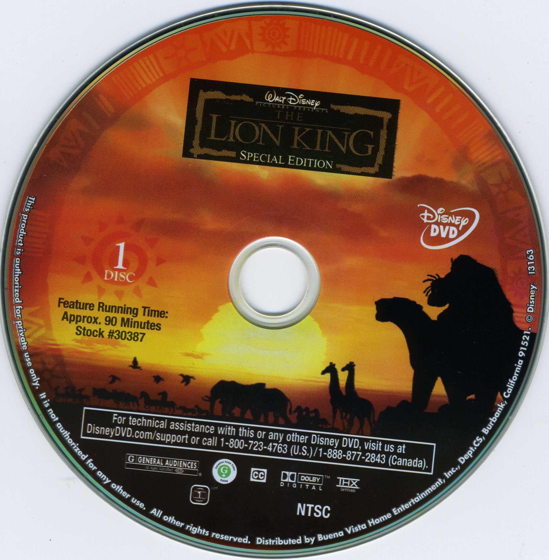 The Lion King 1994 Labels 2 | Blu-Ray Covers | Cover Century | Over 1. ...