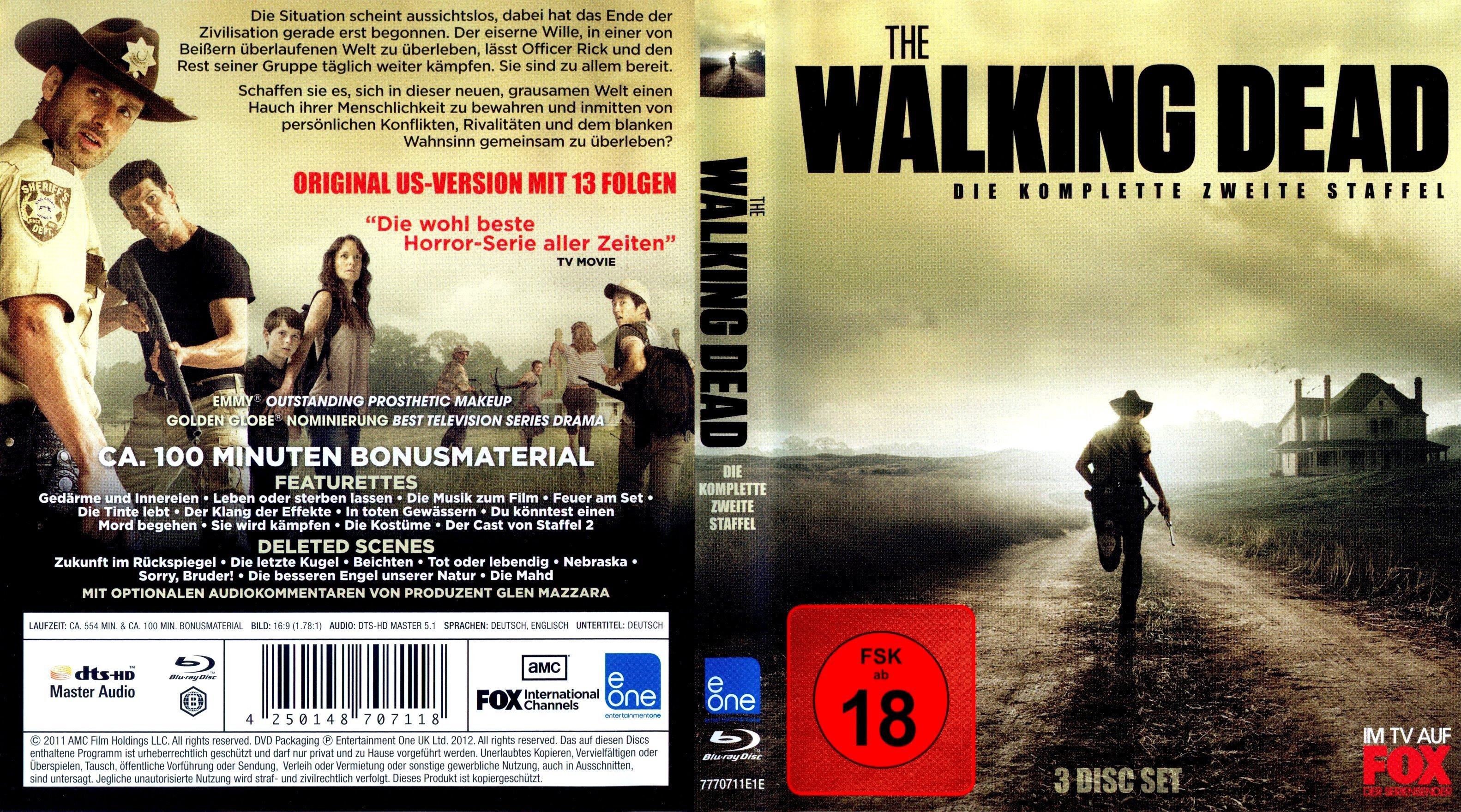 The Walking Dead Season 2 R2 German | Blu-Ray Covers | Cover Century ...