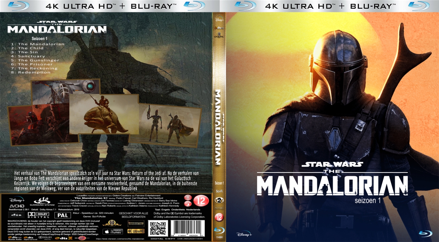 the mandalorian s1 (2019) Blu Ray | Blu-Ray Covers | Cover Century ...