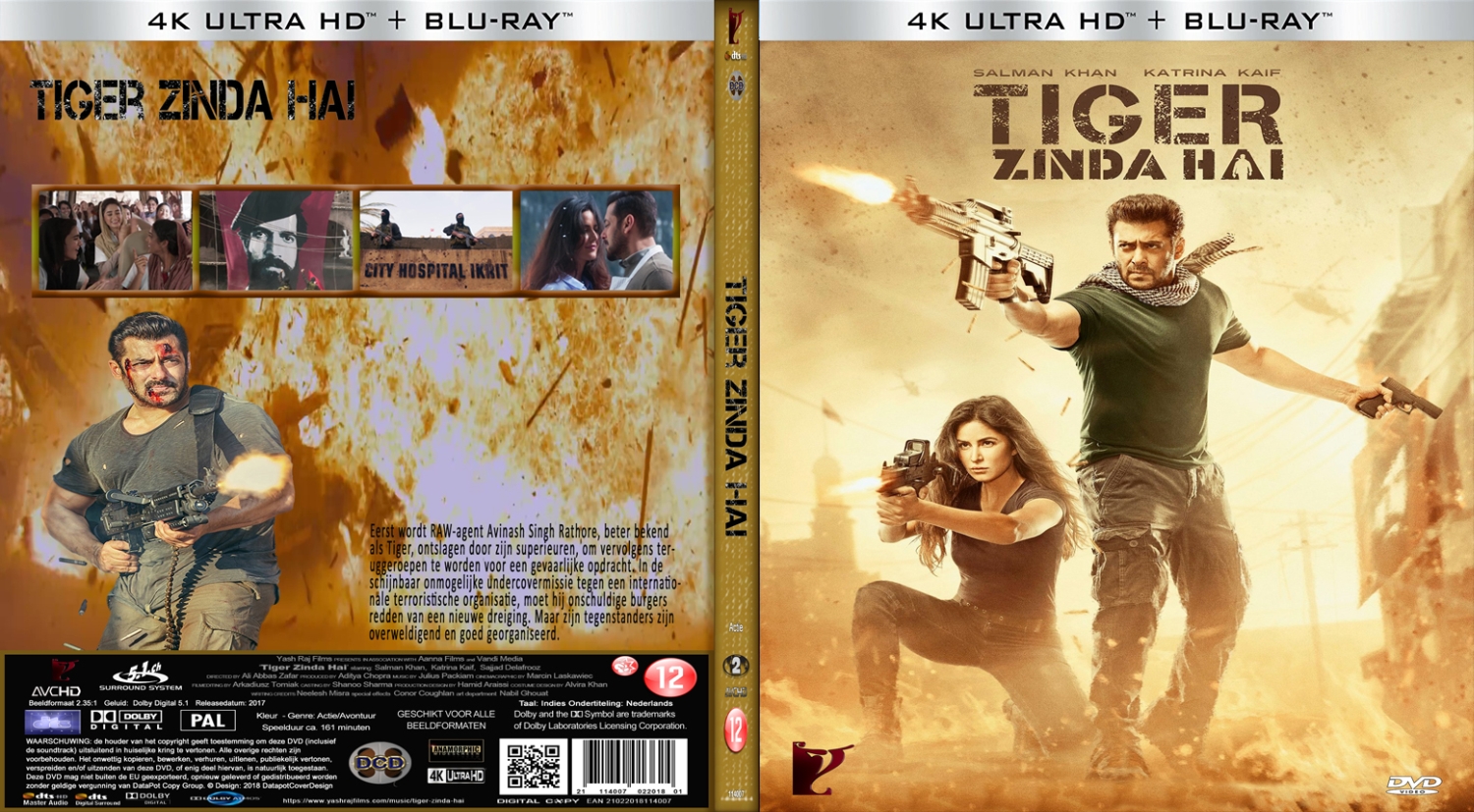 tiger zinda hai (2017) Blu Ray | Blu-Ray Covers | Cover Century | Over ...