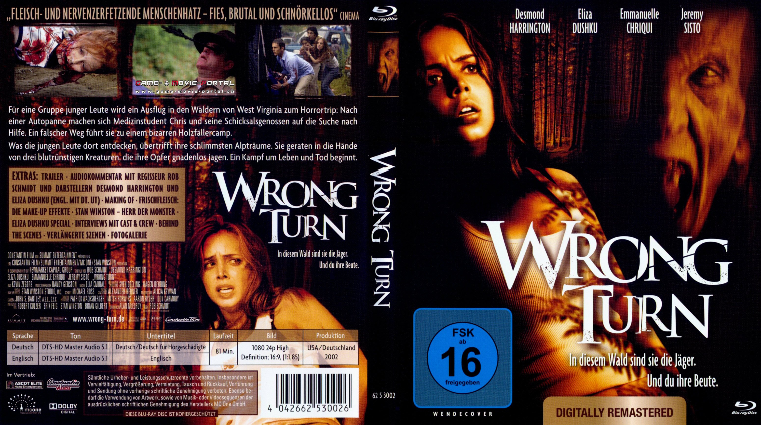 Wrong Turn 1 | Blu-Ray Covers | Cover Century | Over 1.000.000 Album ...