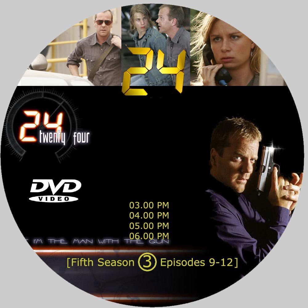 24 Season 5 Episodes 9 12 DVD Cd CUSTOM | DVD Covers | Cover Century ...