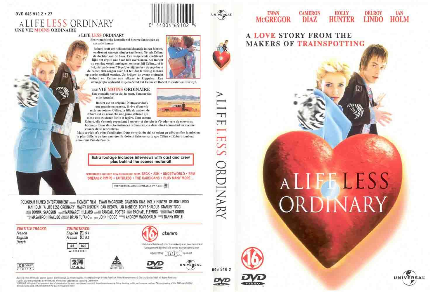 A <b>Life</b> Less Ordinary DVD NL DVD Covers Cover Century Over <b>1</b>.000. 