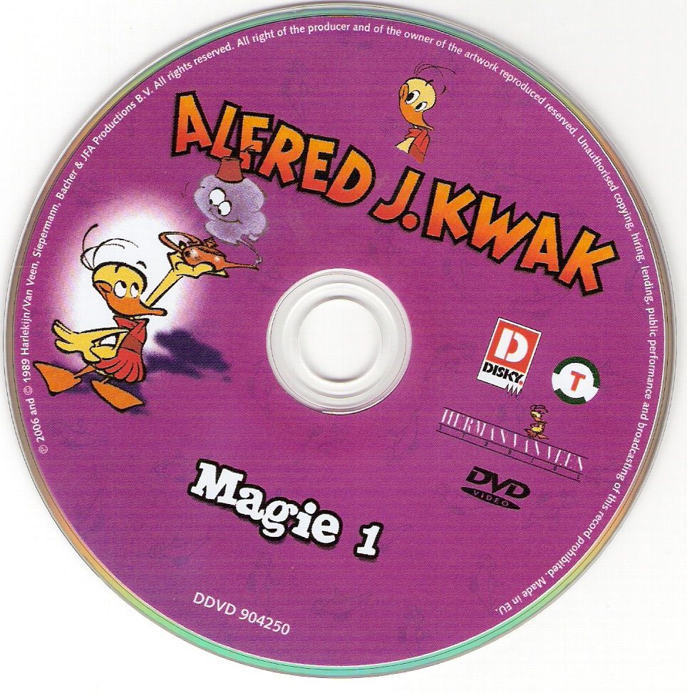 Alfred J Kwak Magie 1 DVD CD | DVD Covers | Cover Century | Over 1.000. ...