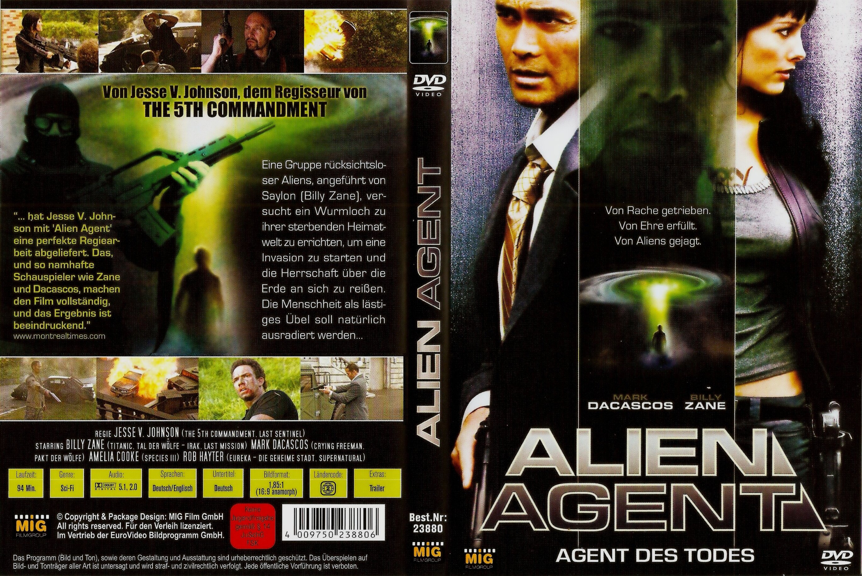 Alien Agent 1 | DVD Covers | Cover Century | Over 1.000.000 Album Art ...