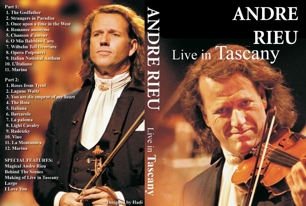 Andre Rieu Live In Tascany Dvd Nl 