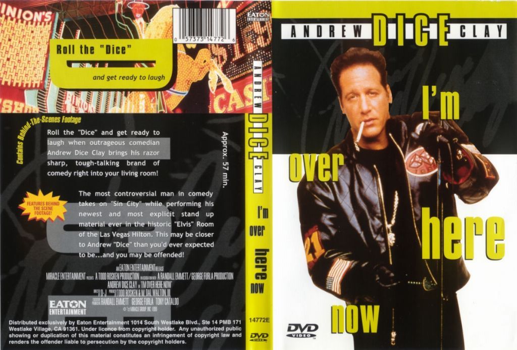 Andrew Dice Clay Im Over Here Now DVD US | DVD Covers | Cover Century ...