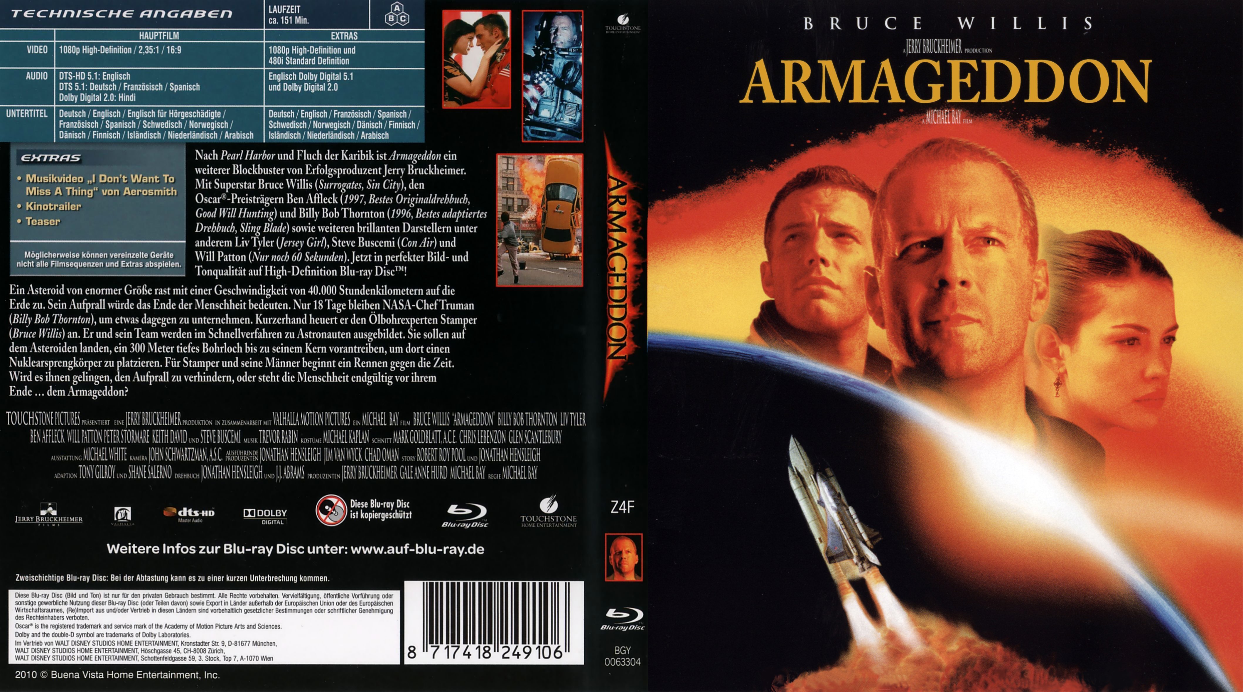 Armageddon 1 | DVD Covers | Cover Century | Over 1.000.000 Album Art ...