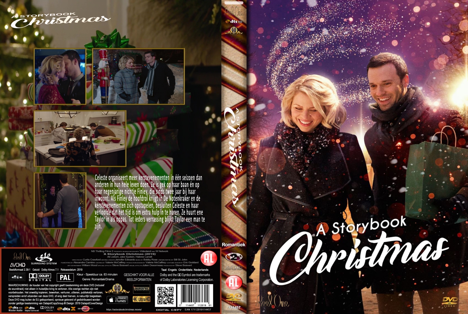 A Storybook Christmas (2019) Dvd Cover 