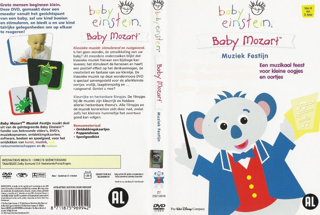 Baby Einstein Baby Mozart DVD NL | DVD Covers | Cover Century | Over 1.000.000 covers for free