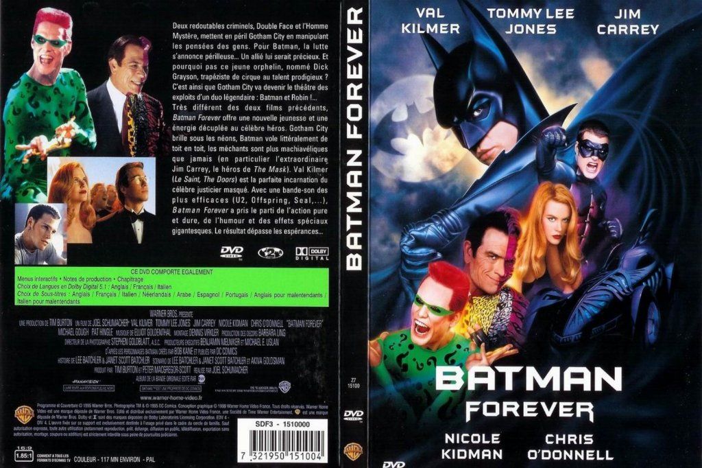 Batman Forever DVD FR | DVD Covers | Cover Century | Over 1.000.000 ...